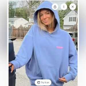 Starfit Puff Purple Hoodie Womens Medium